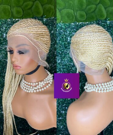 Lamonde cornrow, Full lace braids wig, braided wig