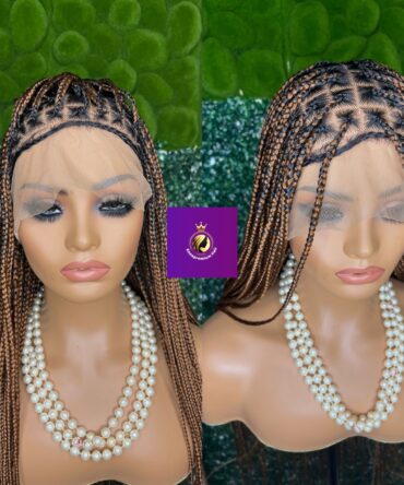 knotless box braided wigs,full lace braids ,braids wig,lace wigs